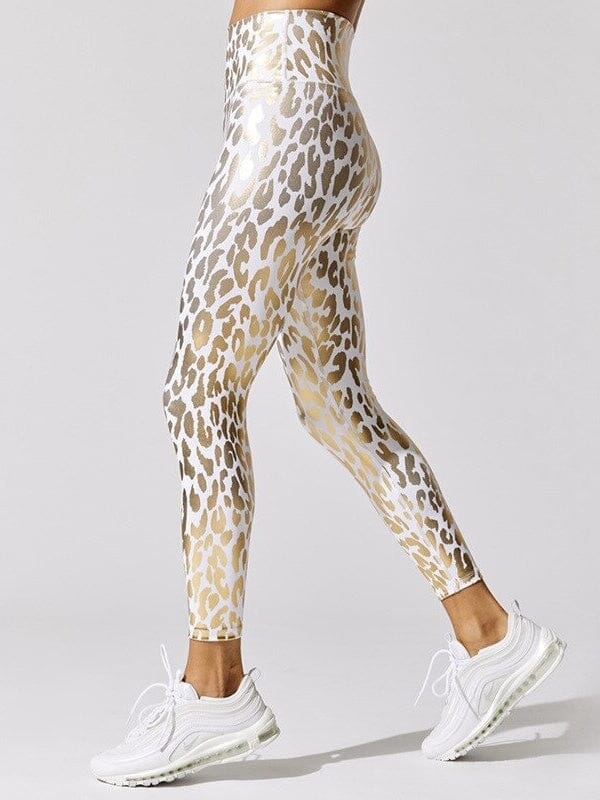 Legging Sport Léopard Brillant | Yogaova