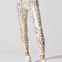 Legging Sport Léopard Brillant | Yogaova
