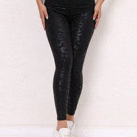 Legging Sport Léopard Brillant | Yogaova