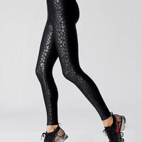 Legging Sport Léopard Brillant | Yogaova