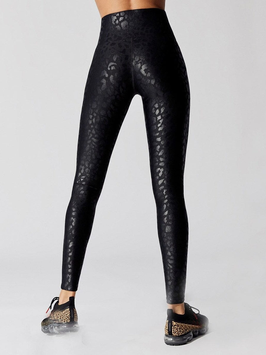 Legging Sport Léopard Brillant | Yogaova