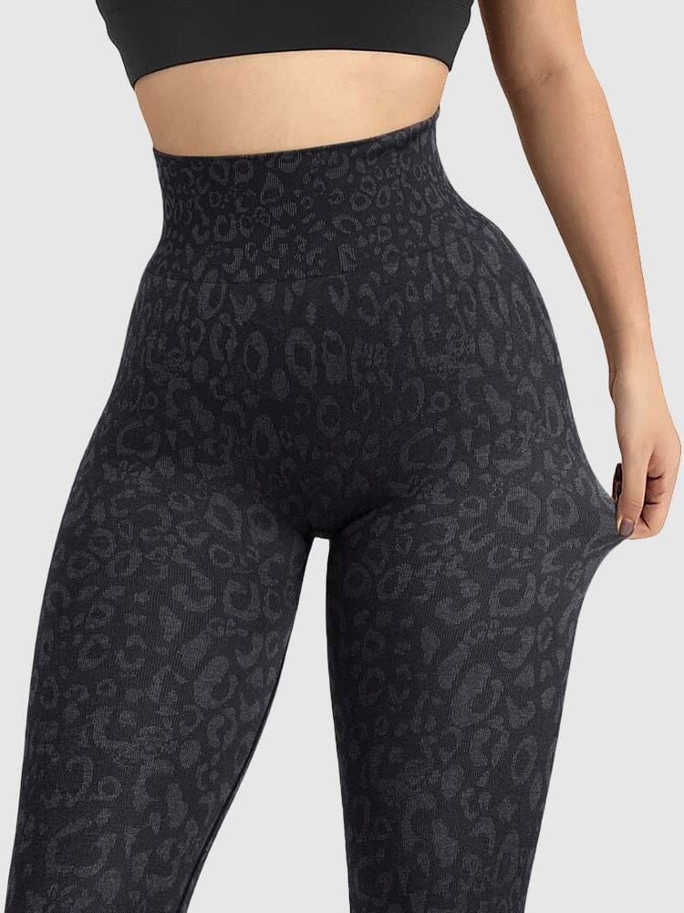 Legging Sport Léopard Push Up Sans Couture | Yogaova
