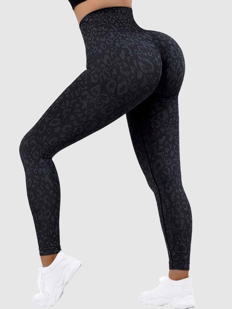 Legging Sport Léopard Push Up Sans Couture | Yogaova
