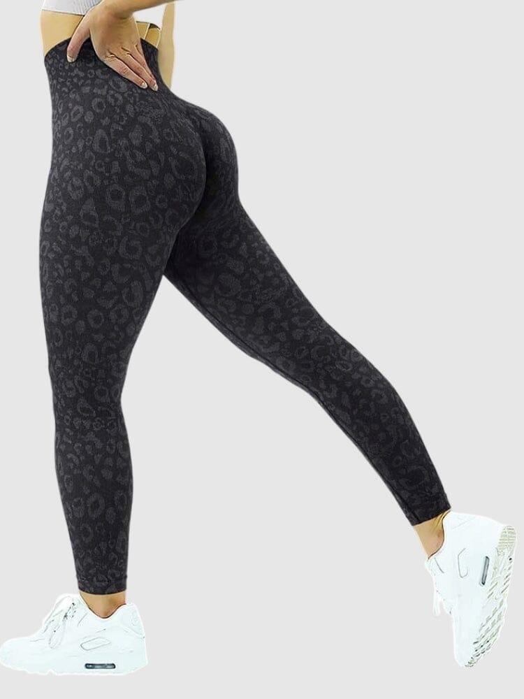Legging Sport Léopard Push Up Sans Couture | Yogaova