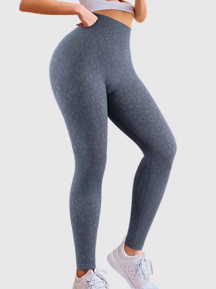 Legging Sport Léopard Push Up Sans Couture | Yogaova