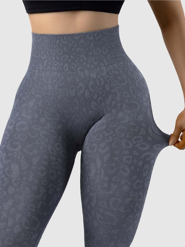 Legging Sport Léopard Push Up Sans Couture | Yogaova