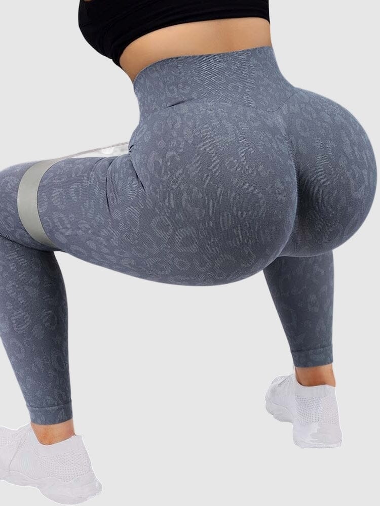 Legging Sport Léopard Push Up Sans Couture | Yogaova