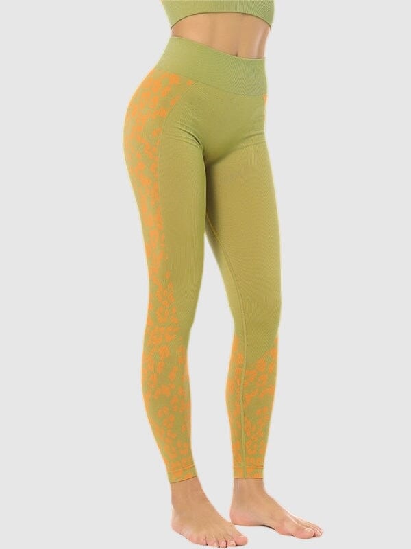 Legging Sport Léopard Sans Couture | Yogaova