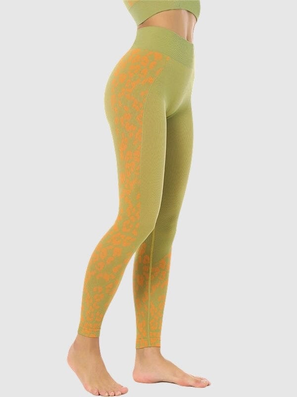 Legging Sport Léopard Sans Couture | Yogaova