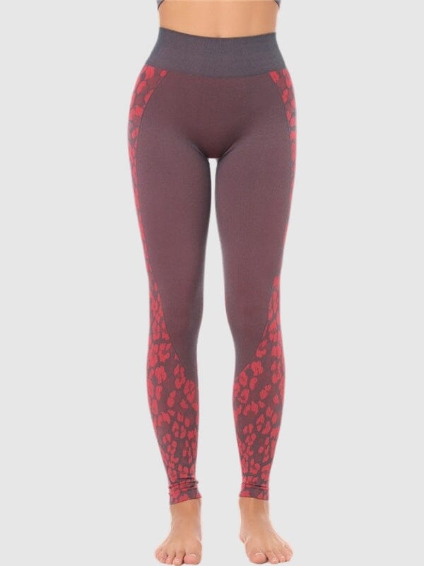 Legging Sport Léopard Sans Couture | Yogaova