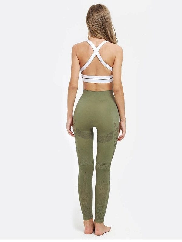 Legging Sport Maille Sans Couture | Yogaova