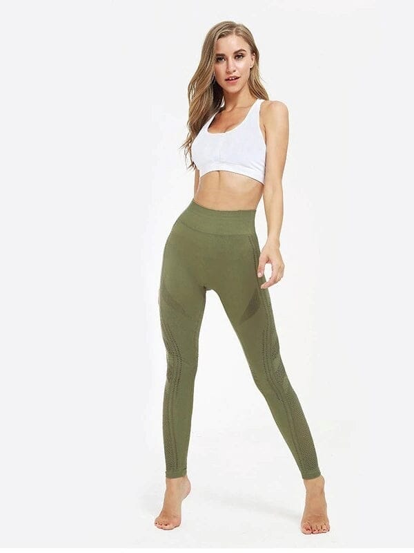 Legging Sport Maille Sans Couture | Yogaova