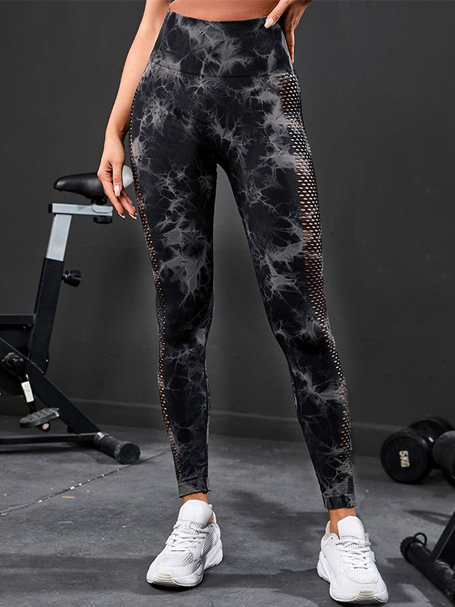 Legging Sport Motif Imprimé Maille Sans Couture (Push Up) | Yogaova