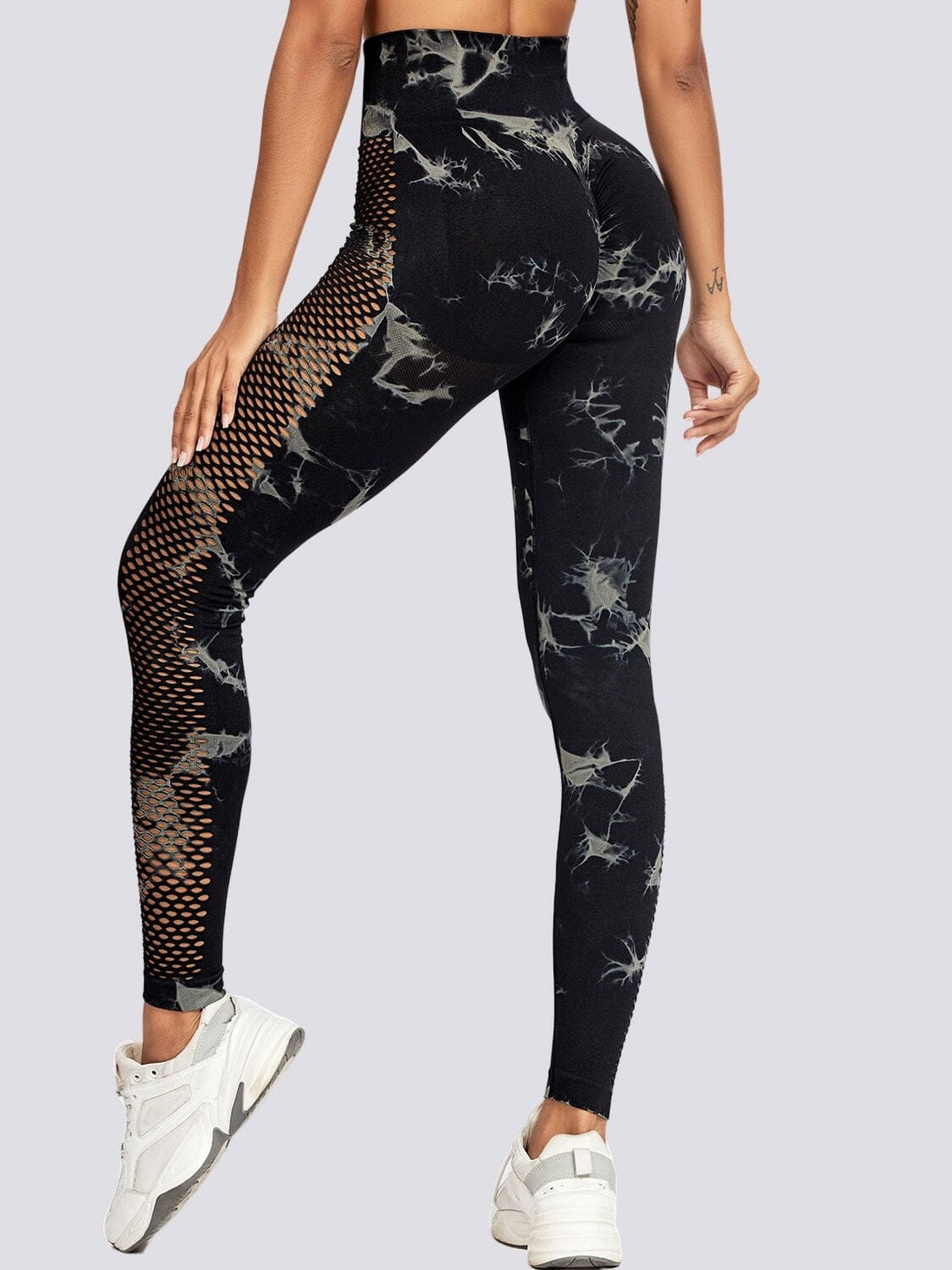 Legging Sport Motif Imprimé Maille Sans Couture (Push Up) | Yogaova