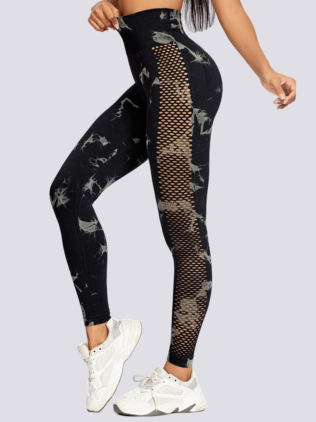 Legging Sport Motif Imprimé Maille Sans Couture (Push Up) | Yogaova