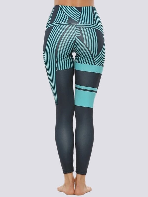 Legging Sport Motif Rayé | Yogaova