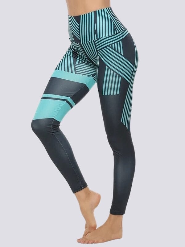 Legging Sport Motif Rayé | Yogaova