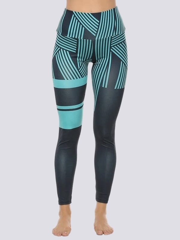 Legging Sport Motif Rayé | Yogaova