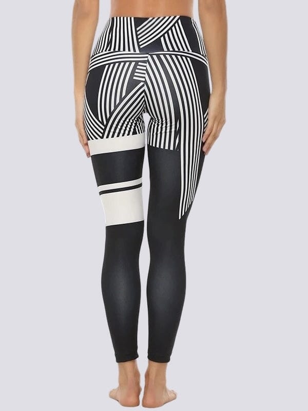 Legging Sport Motif Rayé | Yogaova