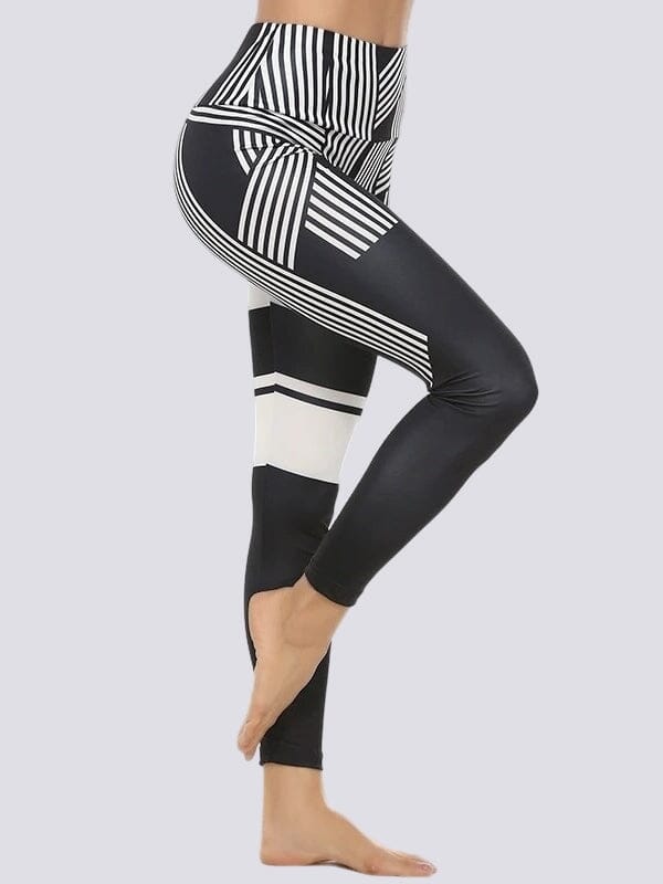 Legging Sport Motif Rayé | Yogaova