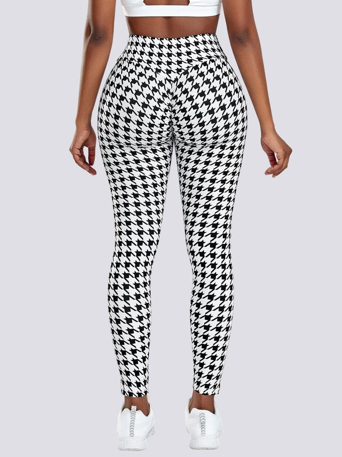 Legging Sport Pied de Poule Push Up | Yogaova