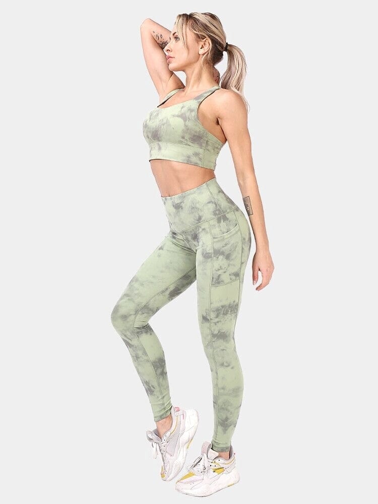 Legging Sport Poches Imprimé | Yogaova
