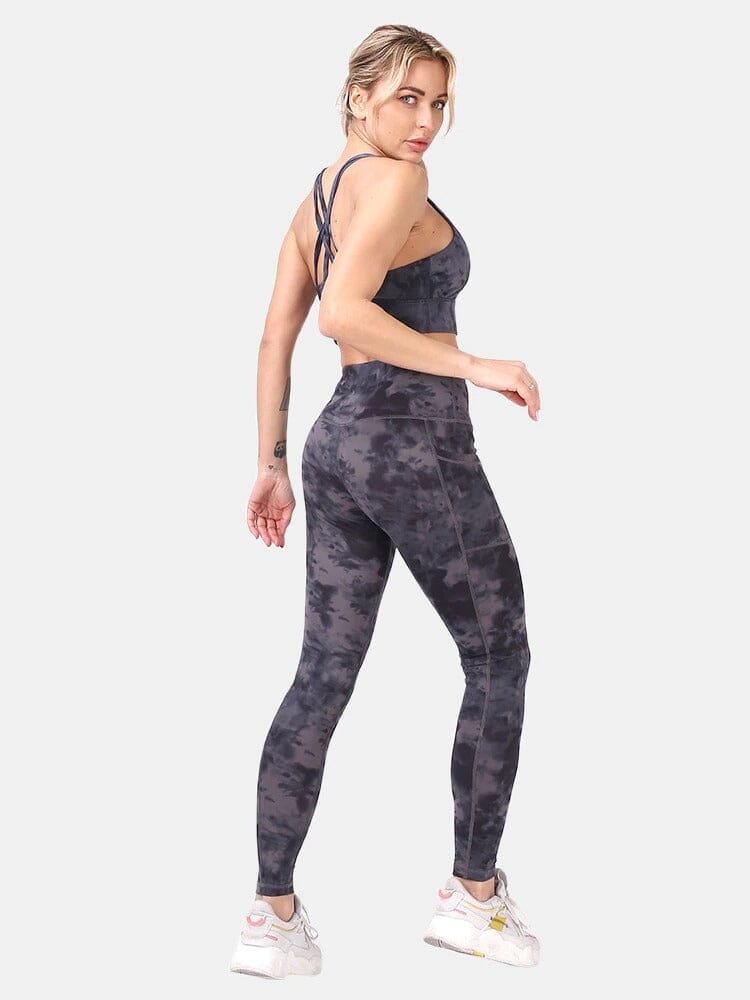 Legging Sport Poches Imprimé | Yogaova