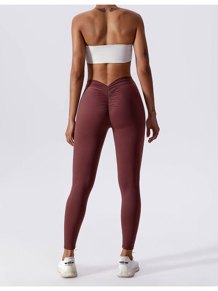 Legging Sport Push Up Taille Basse V | Yogaova