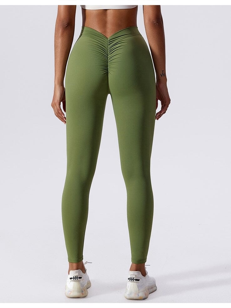 Legging Sport Push Up Taille Basse V | Yogaova