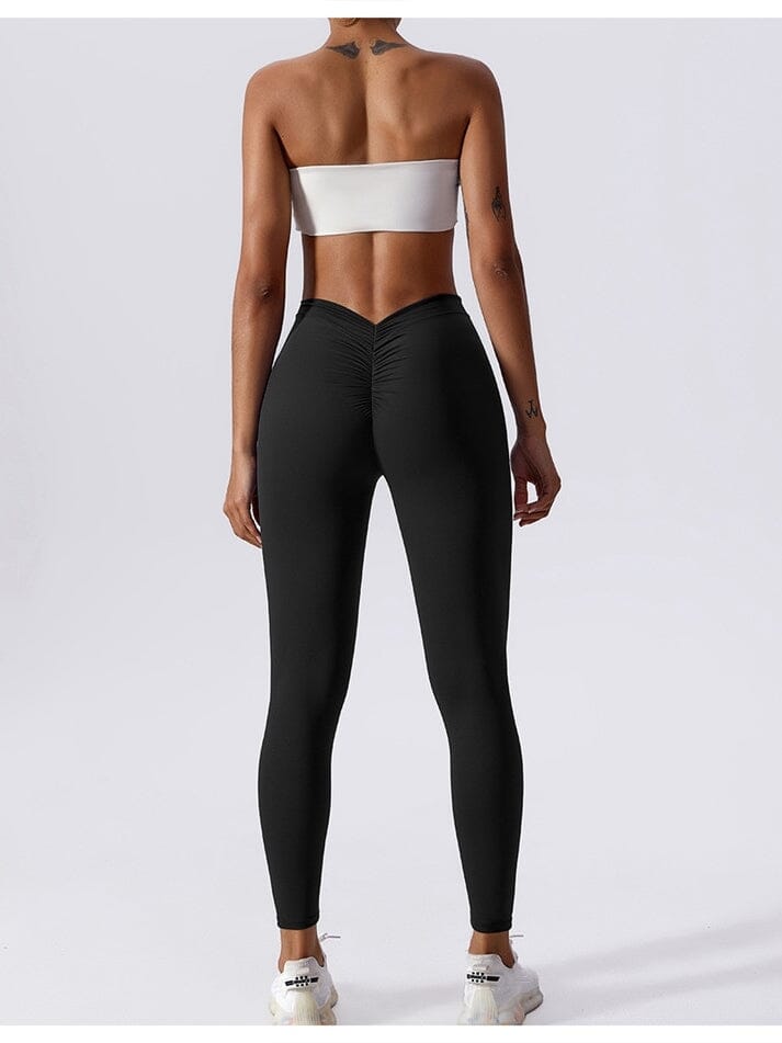 Legging Sport Push Up Taille Basse V | Yogaova