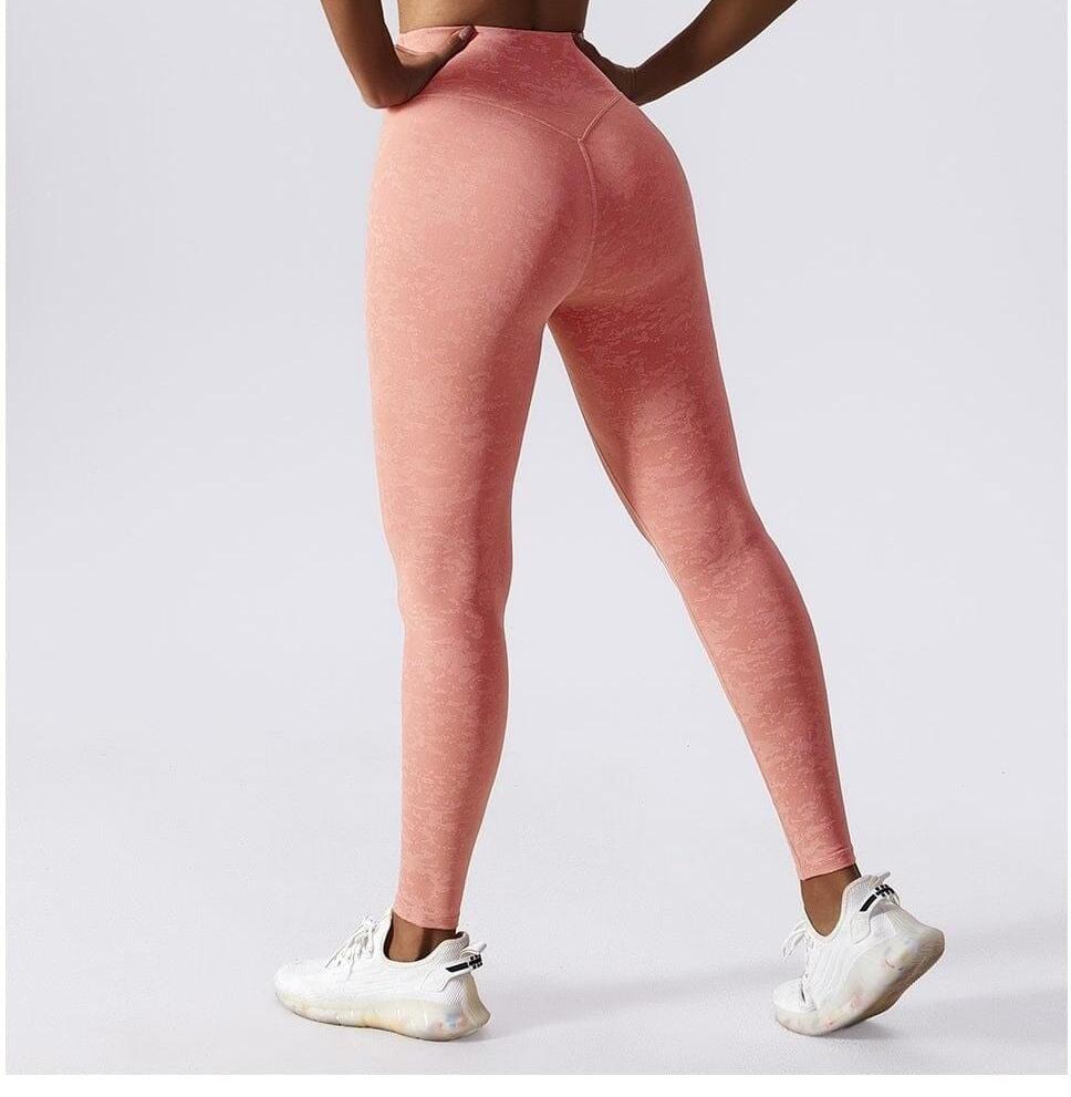 Legging Sport Rose Sans Couture  | Yogaova