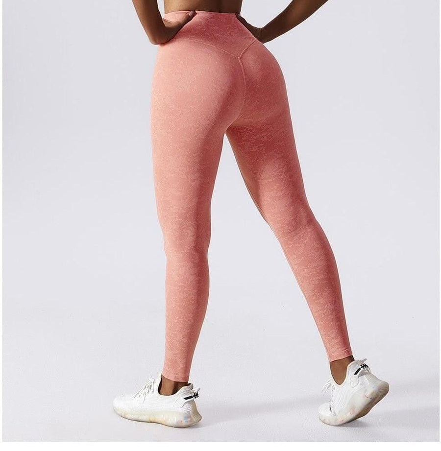 Legging Sport Rose Sans Couture  | Yogaova