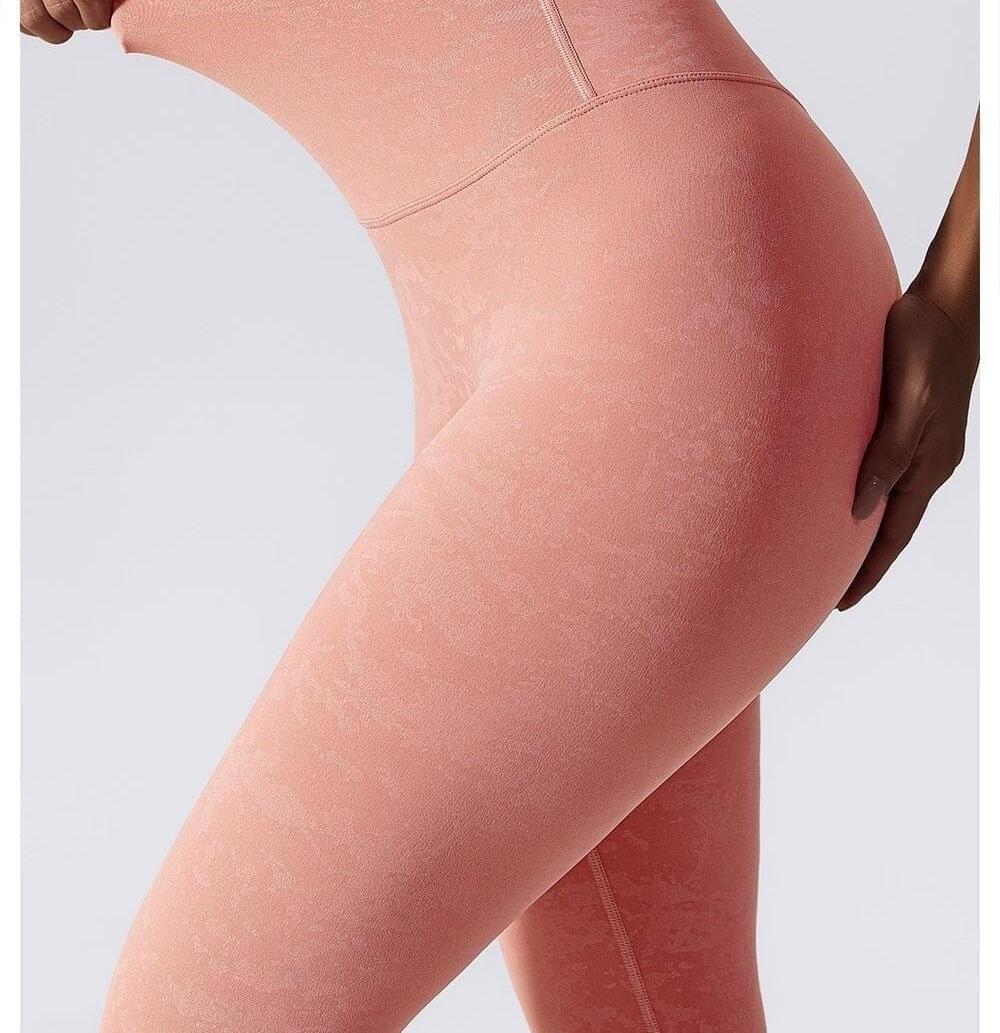 Legging Sport Rose Sans Couture  | Yogaova