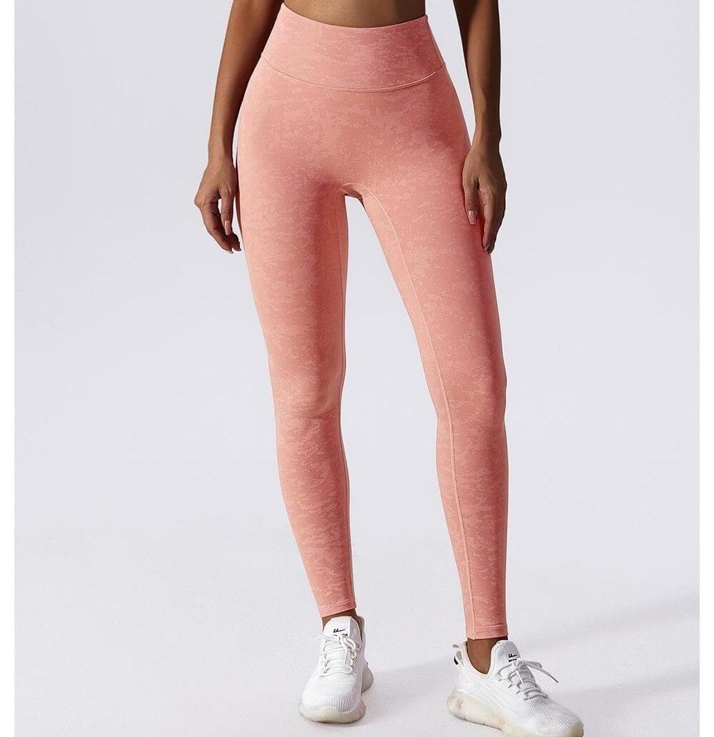 Legging Sport Rose Sans Couture  | Yogaova