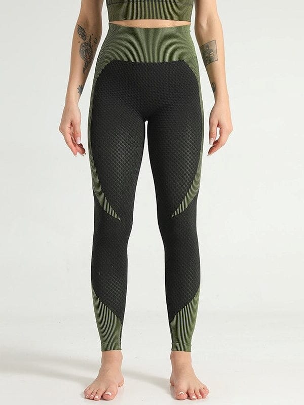 Legging Sport Sans Couture Ceinture Haute | Yogaova