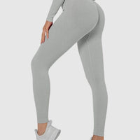 Legging Sport Sans Couture Côtelé (Push Up) | Yogaova