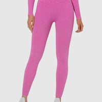 Legging Sport Sans Couture Côtelé (Push Up) | Yogaova
