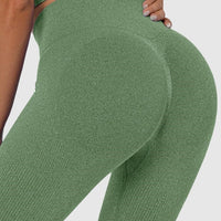 Legging Sport Sans Couture Côtelé (Push Up) | Yogaova