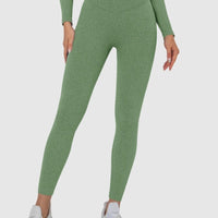 Legging Sport Sans Couture Côtelé (Push Up) | Yogaova