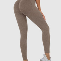 Legging Sport Sans Couture Côtelé (Push Up) | Yogaova