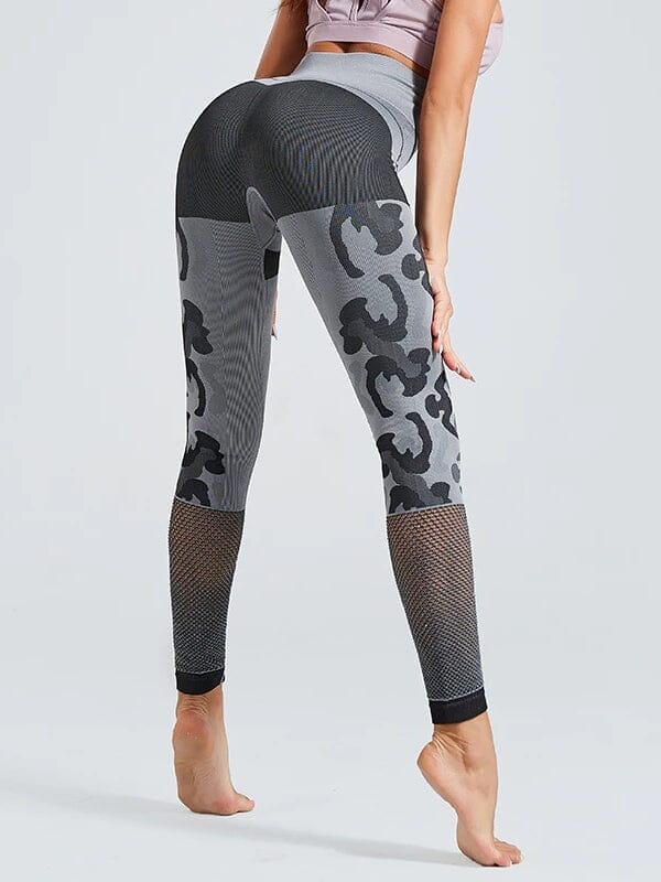Legging Sport Taille Extra Haute Camouflage | Yogaova