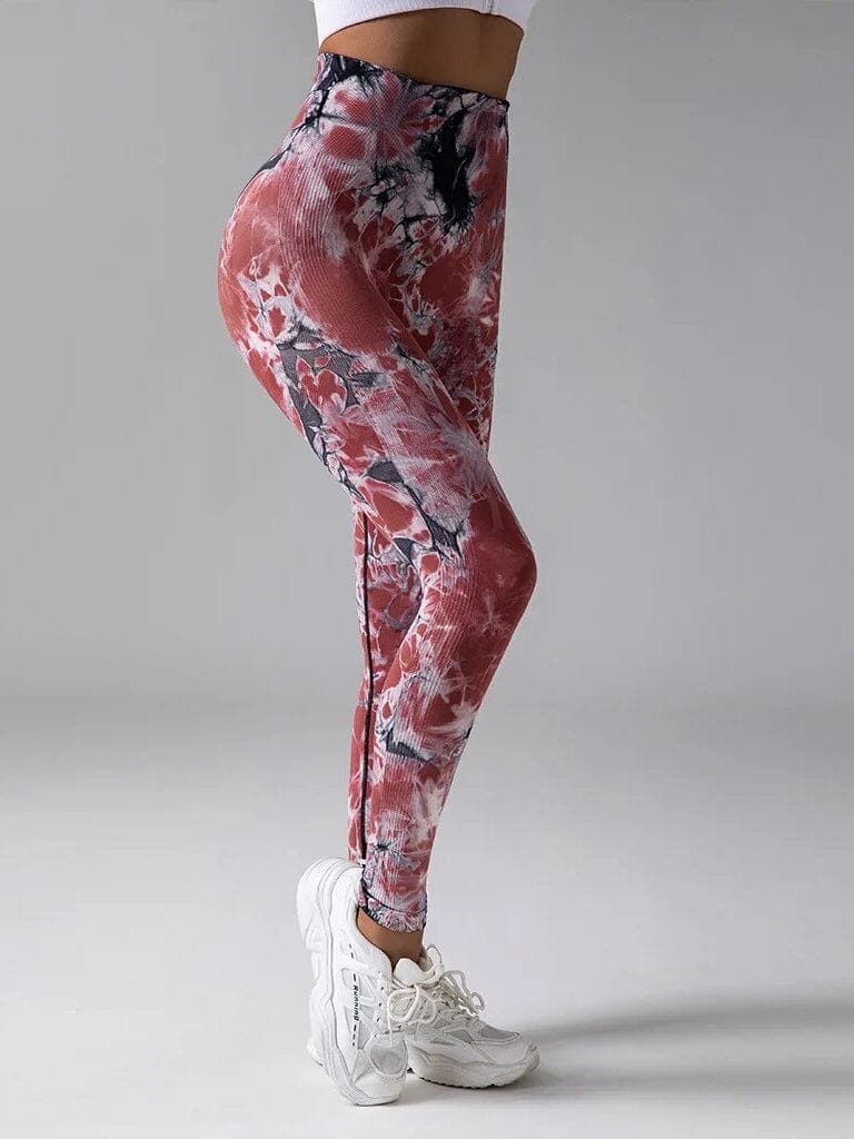 Legging Sport Taille Haute Tie Dye (Push Up) | Yogaova