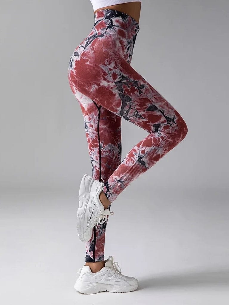 Legging Sport Taille Haute Tie Dye (Push Up) | Yogaova
