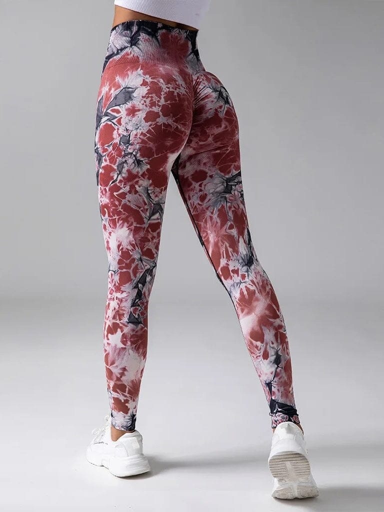 Legging Sport Taille Haute Tie Dye (Push Up) | Yogaova