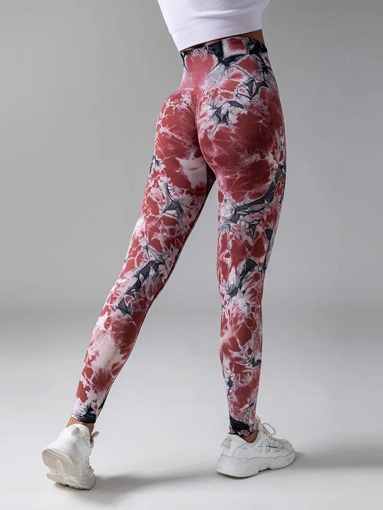 Legging Sport Taille Haute Tie Dye (Push Up) | Yogaova