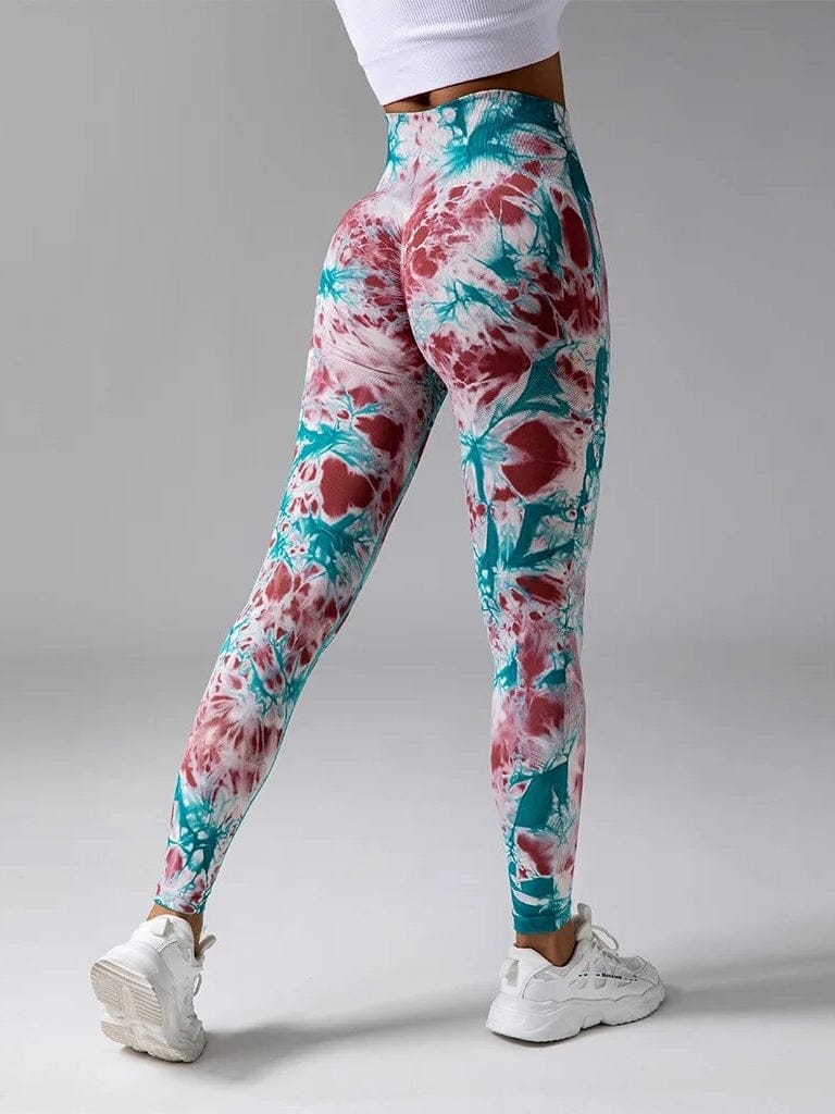 Legging Sport Taille Haute Tie Dye (Push Up) | Yogaova