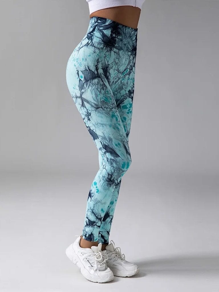 Legging Sport Taille Haute Tie Dye (Push Up) | Yogaova