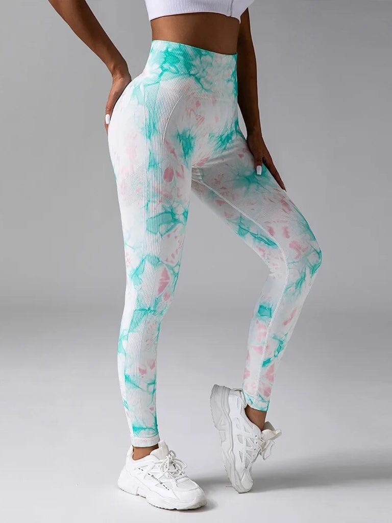 Legging Sport Taille Haute Tie Dye (Push Up) | Yogaova