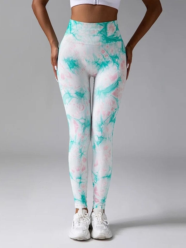Legging Sport Taille Haute Tie Dye (Push Up) | Yogaova
