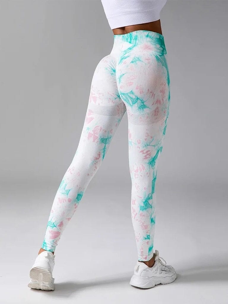 Legging Sport Taille Haute Tie Dye (Push Up) | Yogaova